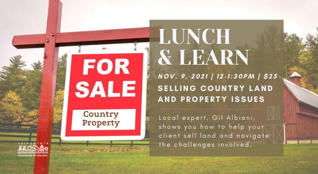 Lunch & Learn Selling Country Land